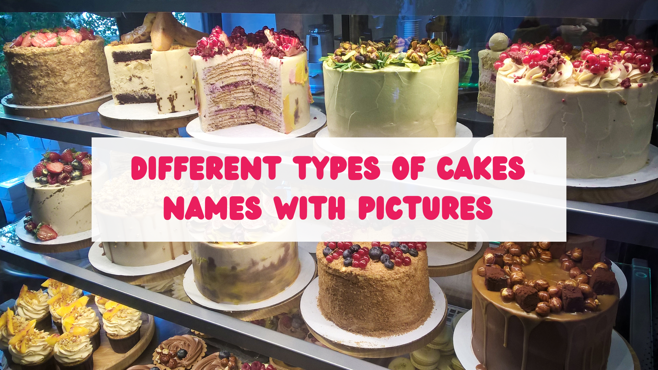 different types of cakes