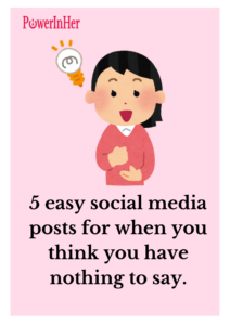 easy social media posts